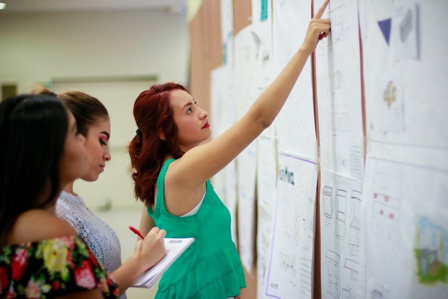 Students and educators collaborating